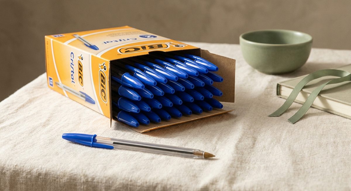 Bolígrafos BIC Cristal azul (caja 50)